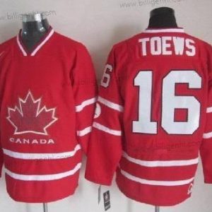 2010 Olympics Canada #16 Jonathan Toews Rød Trøjer