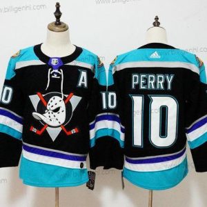Adidas Anaheim Ducks #10 Corey Perry Sort Alternativ Autentisk Spiller Trøjer