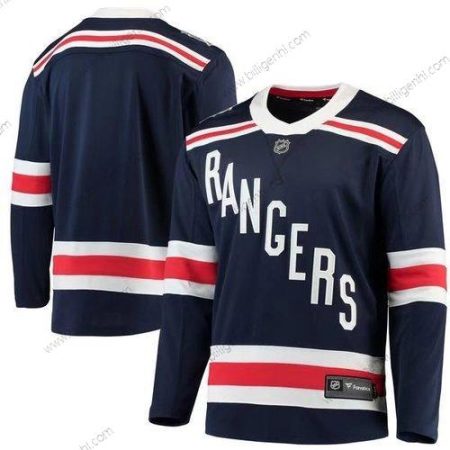Adidas New York Rangers Flåde Blå Autentisk 2018 Vinter Klassisk Syet NHL Custom Trøjer