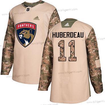Adidas Panthers #11 Jonathan Huberdeau Camo Autentisk 2017 Veterans Day Syet NHL Trøjer