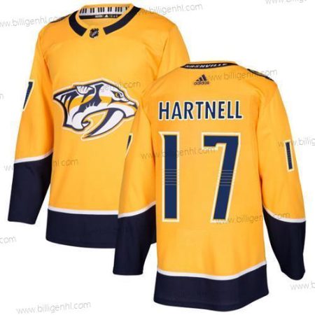 Adidas Predators #17 Scott Hartnell Gul Home Autentisk Syet NHL Trøjer