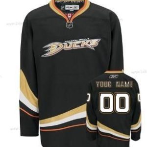 Anaheim Ducks Herre Customized Sort Trøjer