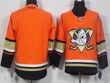 Custom Herre Anaheim Ducks Reebok Orange Alternativ Hockey Trøjer