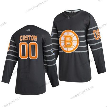Herre 2020 NHL All-Star Game Boston Bruins Custom Autentisk Adidas Grå Trøjer