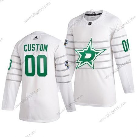 Herre 2020 NHL All-Star Game Dallas Stars Custom Autentisk Adidas Hvid Trøjer
