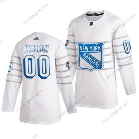 Herre 2020 NHL All-Star Game New York Rangers Custom Autentisk Adidas Hvid Trøjer