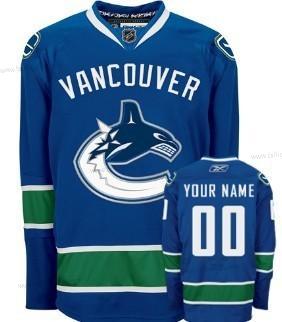 Vancouver Canucks Herre Customized Blå Trøjer